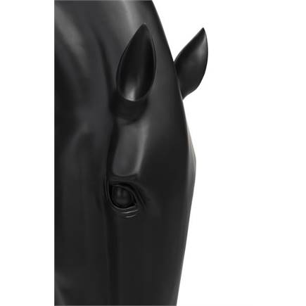 Coco Maison Horse Head beeld H107cm Zwart